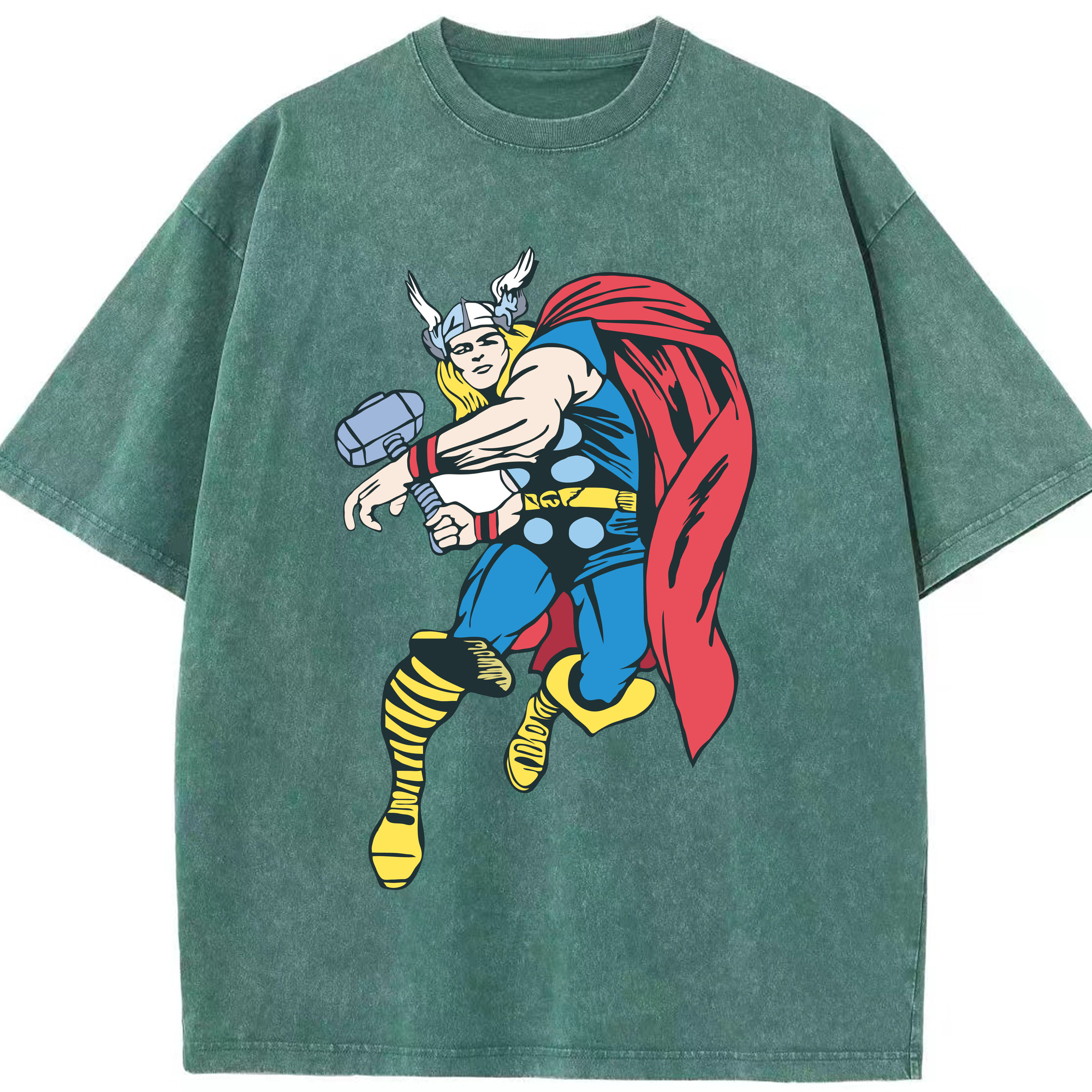 （画像用） アベンジャーズ The Avengers 綿100% ヴィンテージ風 半袖Tシャツ（フロントプリント）